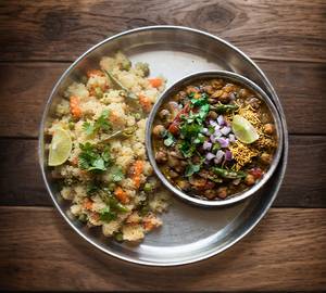 Upma With Ghuguni