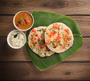 Onion+Tomato Uttapam