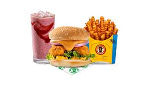 Veg Kurkure Momo Burger Shake Meal