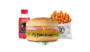 Veg Nikku Singh Burger Gulaabo Meal