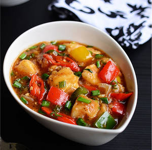 Chilli Paneer In Gravy