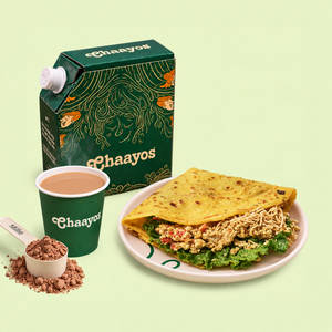 Protein Chai with Protein Power Paneer Chilla