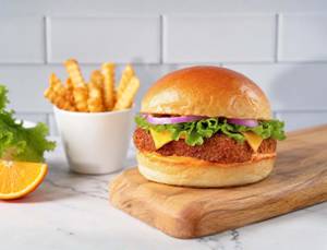 Crispy Cottage Cheese Burger