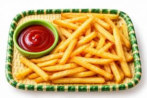 French Fries With Tomato Sauce