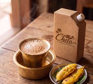 Mini Coffee Flask & 2 Pazhampori