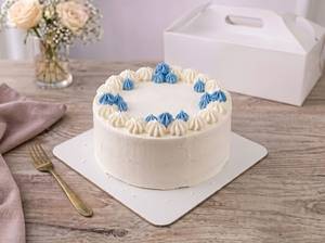 Vanillla Buttercream (Pure Eggless Cake)