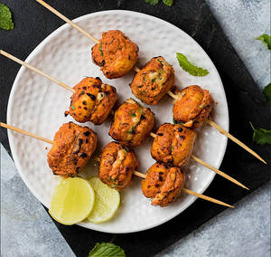 Cheese-stuffed Tandoori Mushroom