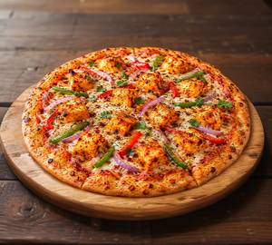 Paneer tikka pizza