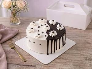 Choco-Vanilla (Pure Eggless Cake)