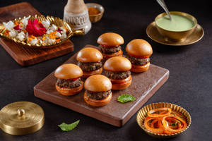 Smashed Mutton Chapli Sliders | 6 Pcs