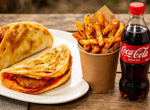 Tacco Veg + Peri - Peri Fries + Cold Drink @ 20
