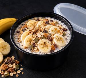 Banana Chia Muesli Pudding