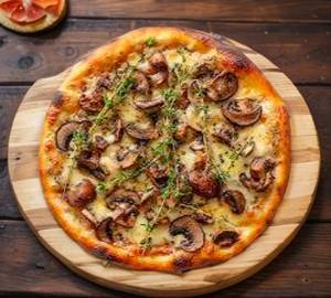 Mushroom Pizza. 8 Inches