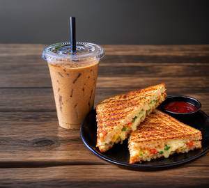combo Cold coffee sendwich