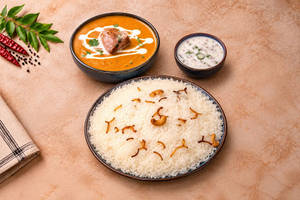 Ghee Rice Butter Chicken Combo