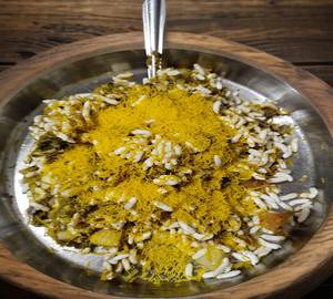 Oli Bhel homemade
