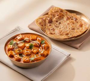 Shahi Paneer With Plain Paratha (2Pcs)