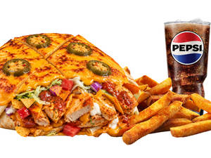 Cheesy Cajun Crunchwrap Meal - Non Veg