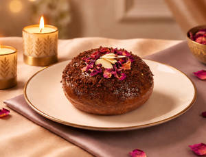 Almond Fudge Doughnut