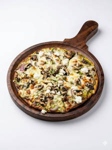 Pesto Mushroom Pizza