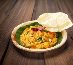 Sambar Rice+2 Appadalu