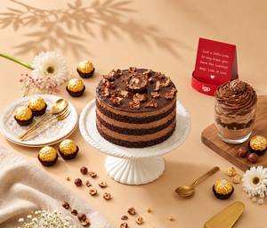 Korean Rocher Truffle Bento Cake (300 g)