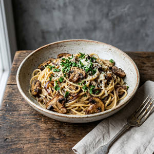 Truffle Mushroom Alfredo
