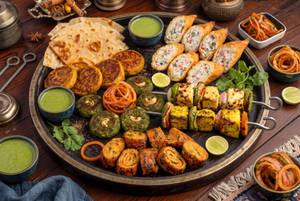 Diwali Party Platter (Indian Veg)