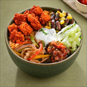Crispy Peri Peri Chicken Burrito Bowl