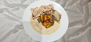 Turkish Paneer Hammus With Zatar Spiced Pita Bread