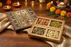 Dd Brown Dry Fruit Box (10x10) (2601)