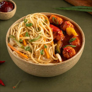 Gochujang Crispy Potato Noodles Bowl