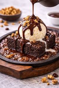 Brownie With Ice Cream