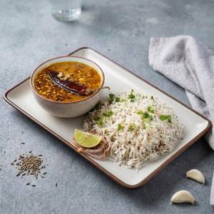 Dal Tadka With Rice/paratha