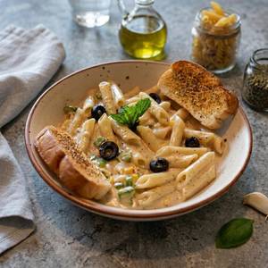 Exotic White Sauce Pasta