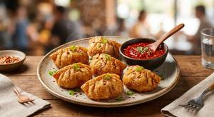 Fried Chicken Momos