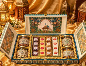 Diwali Special Dry Fruits 4 Jar + Sweets (1750)