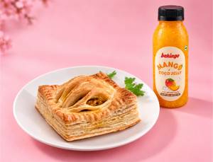 Mango Coco Jelly Juice & Panner Puff Combo