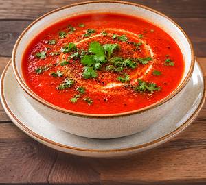Tomato coriander soup