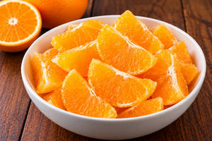 Orange fruit Bowl 