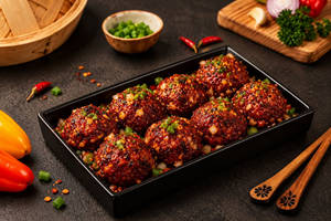 Veg Manchurian Dry (10 Pcs)