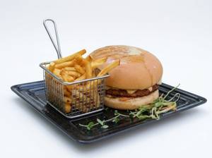 Veg Burger & French Fry Combo