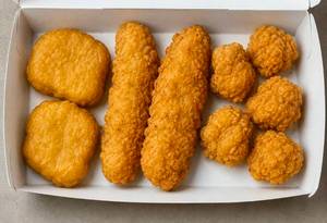 2 Chicken Nuggets 2 Chicken Fingers 5Pcs Popcorn