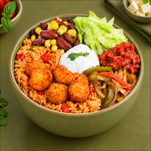 Mexican Peri Peri Paneer Burrito Bowl