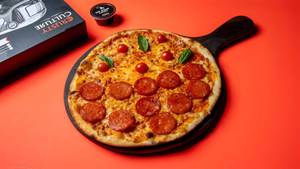 Crusty Margherita + Italian Pepperoni
