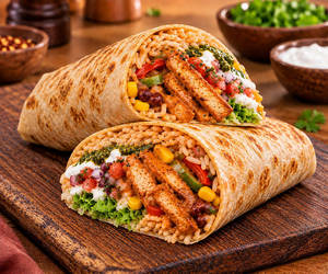Butter Chicken Wrap