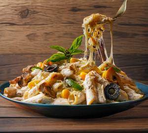 Premium Pure Veg White Souse Delightful Pasta