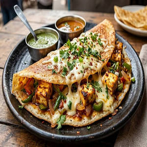 Paneer Chilly Cheese Dosa