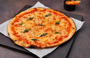 Large Margherita Thin Crust Pizza