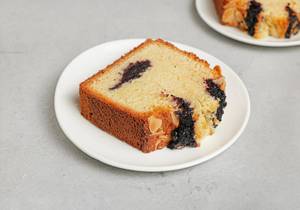 Blueberry Almond Tea Cake Slice
